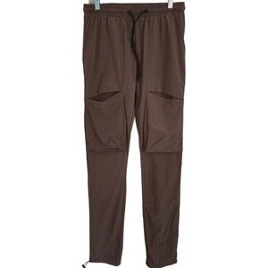 NovaMen Pants Unisex Medium Brown SS22B306 Cargo Drawstring Streetwear Utility